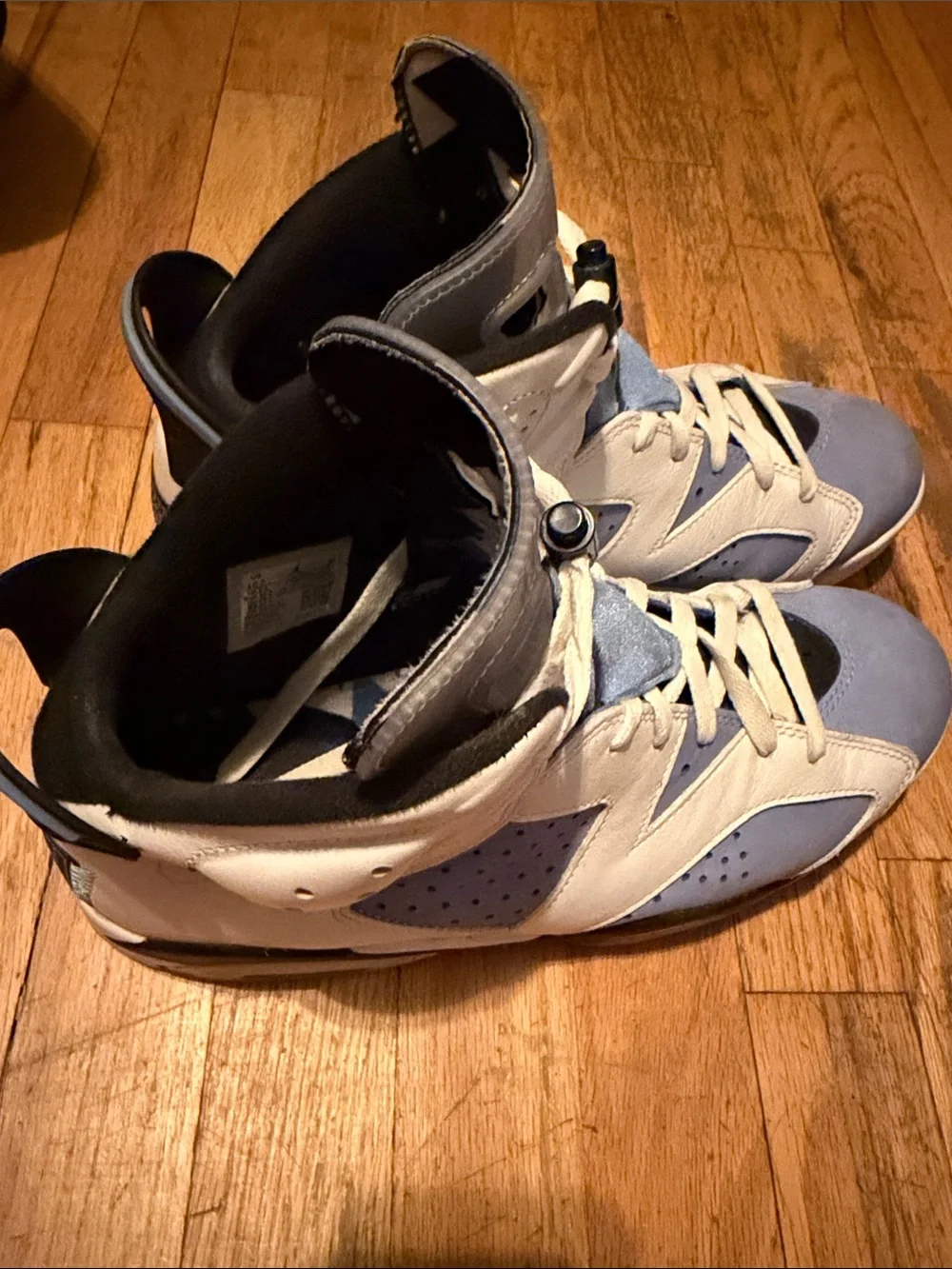 Jordan Men’s Sneakers in White & Light Blue